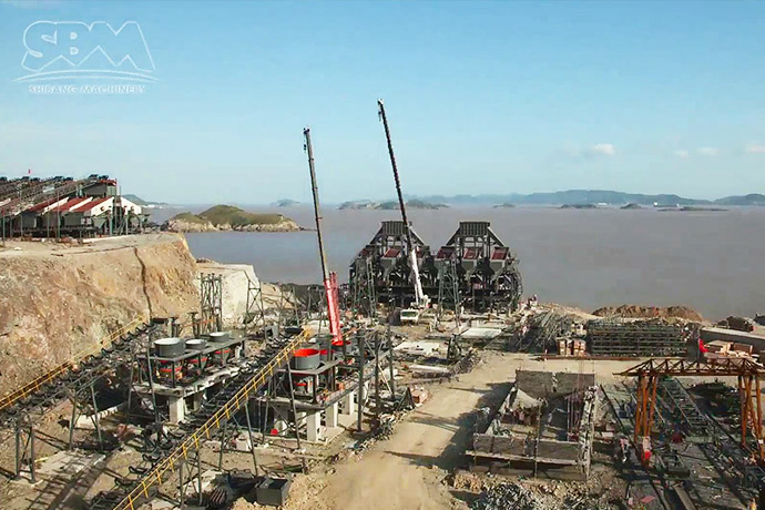 浙江時產1500-1800噸凝灰巖破碎生產線